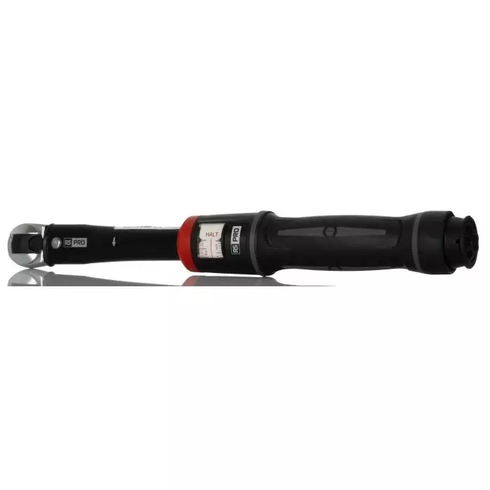 RS PRO Click Torque Wrench 20-100 Nm 1/2 inch Square Drive, Black