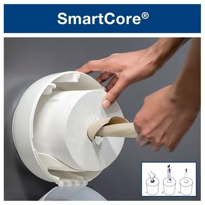 Tork Black Plastic Toilet Roll Dispenser 156x221x398 mm, 682008