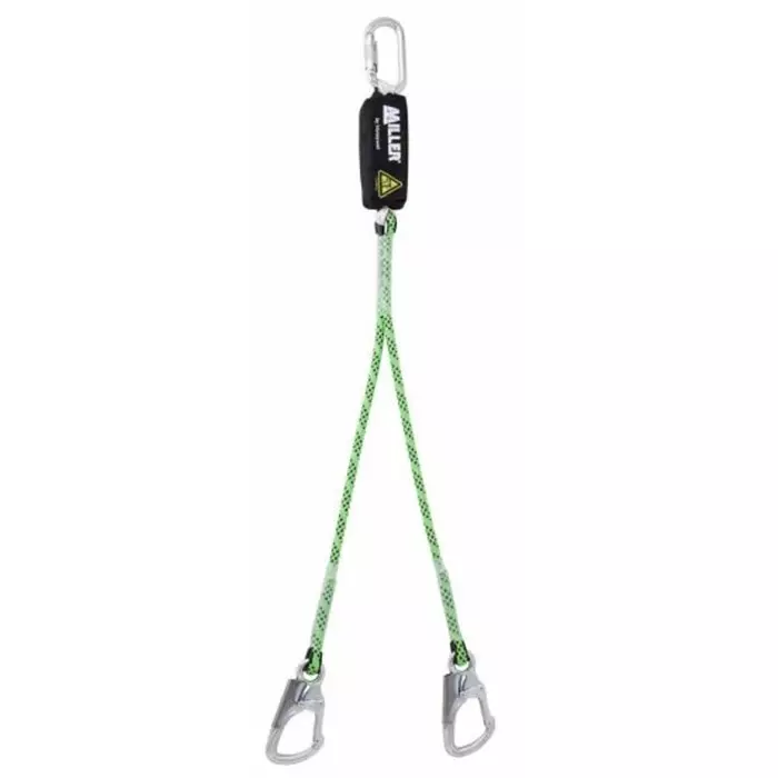 Honeywell Fall Arrest Fall Arrest Lanyard Twist Lock Karabiner Twin 1.5 m, 1032388