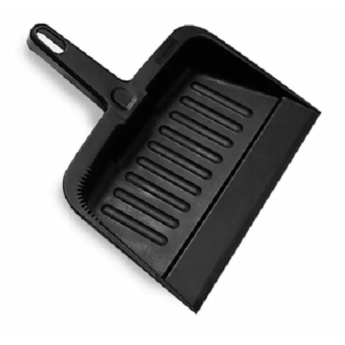 RUBBERMAID Black Dust Pan Polyester for Hygiene, FG200500CHAR