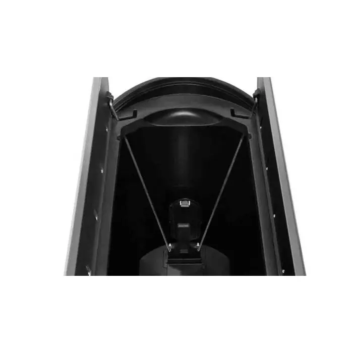 RUBBERMAID Slim Jim 50L Black Pedal Galvanised Steel Waste Bin, 1901993