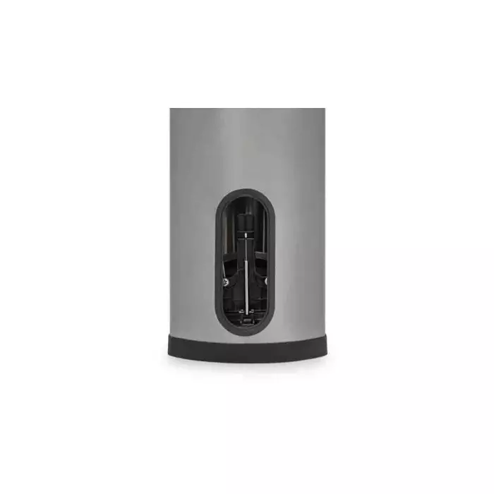 RUBBERMAID Slim Jim 50L Black Pedal Galvanised Steel Waste Bin, 1901993