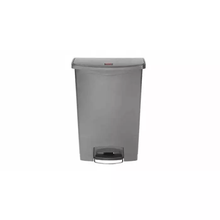 RUBBERMAID Legacy Step-On 30L White Pedal Plastic Waste Bin, FG614300WHT