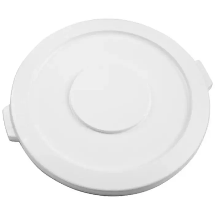 RUBBERMAID Bin Lid 565 mm White PE for 2632 Container 41 mm, FG263100WHT