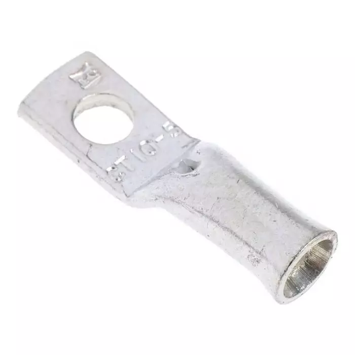 RS PRO Uninsulated Tubular Ring Terminal M5 Stud Size to 10 mm² Wire Size