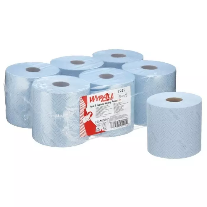 Kimberly-Clark WypAll Rolled Blue Paper Towel 380mm 800 Sheets, 7255