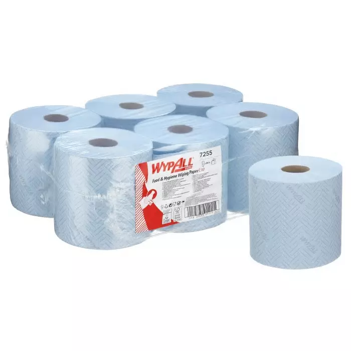 Kimberly-Clark WypAll Rolled Blue Paper Towel 380mm 800 Sheets, 7255