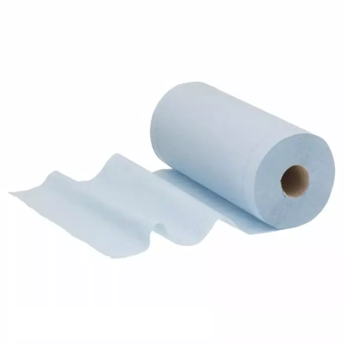 Kimberly-Clark WypAll Rolled Blue Paper Towel 380mm 2-Ply 140 Sheets, 7334