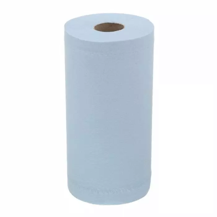 Kimberly-Clark WypAll Rolled Blue Paper Towel 380mm 2-Ply 140 Sheets, 7334