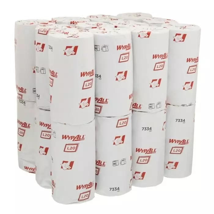 Kimberly-Clark WypAll Rolled Blue Paper Towel 380mm 2-Ply 140 Sheets, 7334