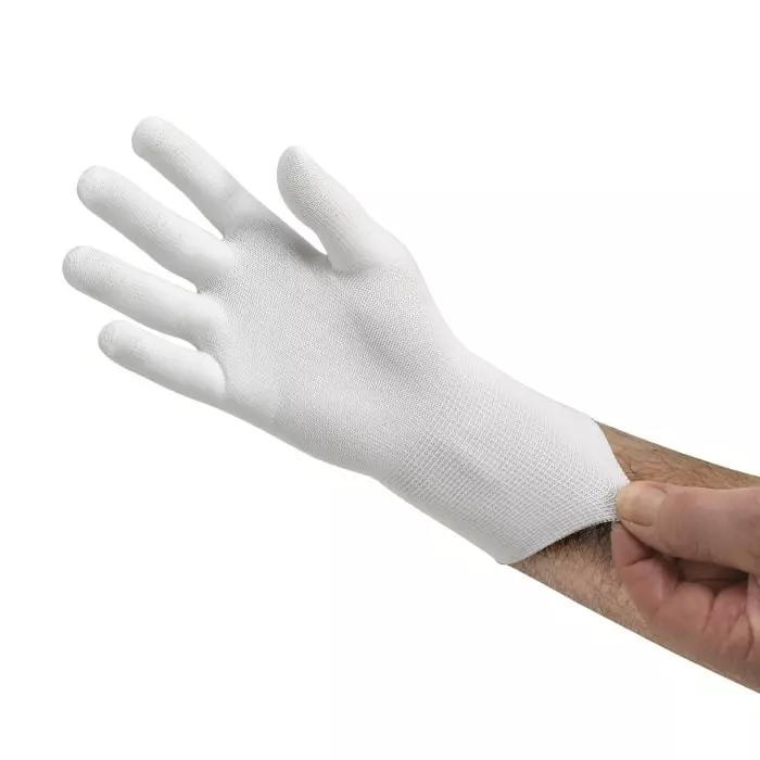 Kimberly-Clark G35 White Nylon General Purpose Gloves Size 10 Seamless Nylon Coating, 38720