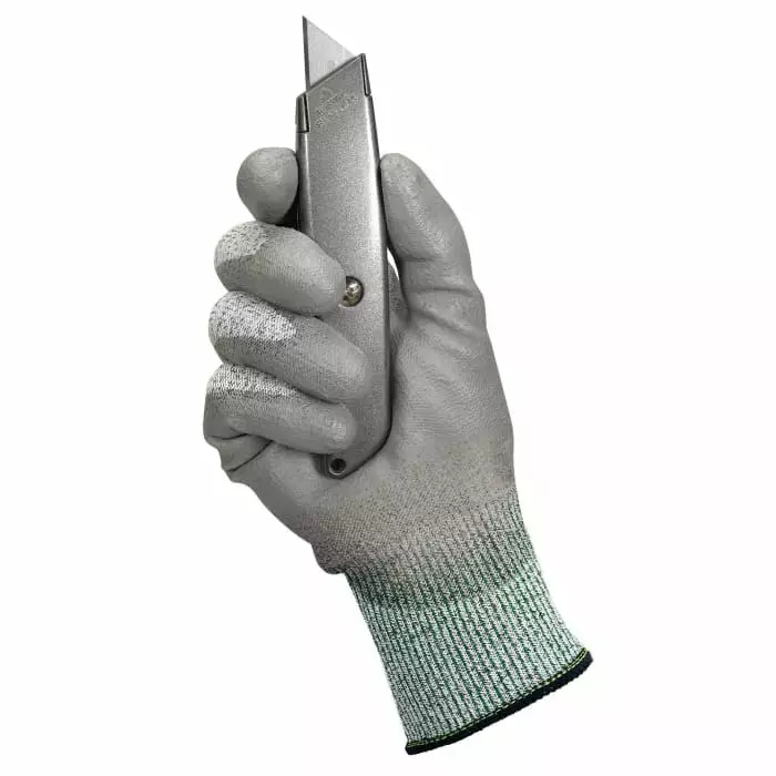 Kimberly-Clark G60 Grey HPPE Cut Resistant Gloves Size 10 Polyurethane Coating, 13826