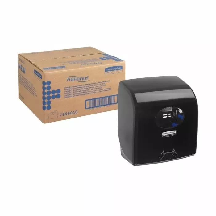 Kimberly-Clark Paper Towel Dispenser ABS Wall Mounting Black 297x192x324 mm, 7956