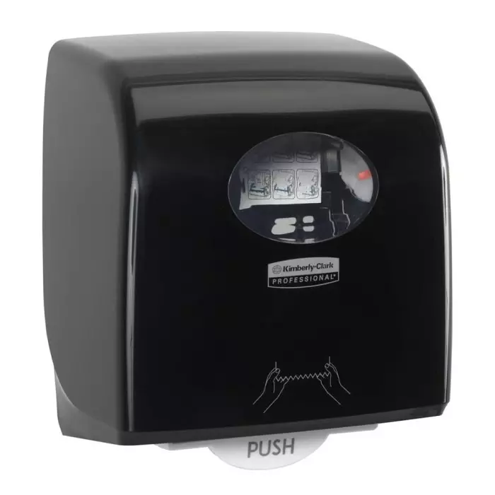 Kimberly-Clark Paper Towel Dispenser ABS Wall Mounting Black 297x192x324 mm, 7956
