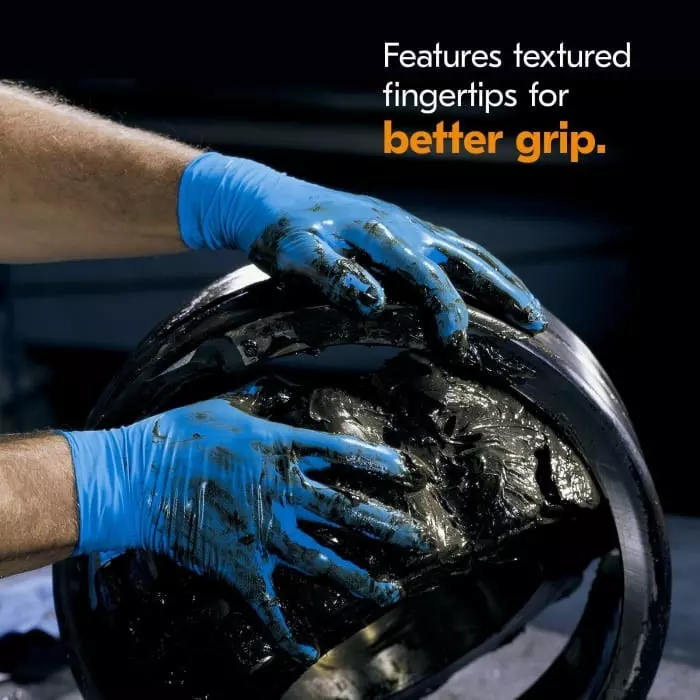 Kimberly-Clark G10 Blue Powdered Nitrile Disposable Gloves Size S 1000 per Pack, 54421