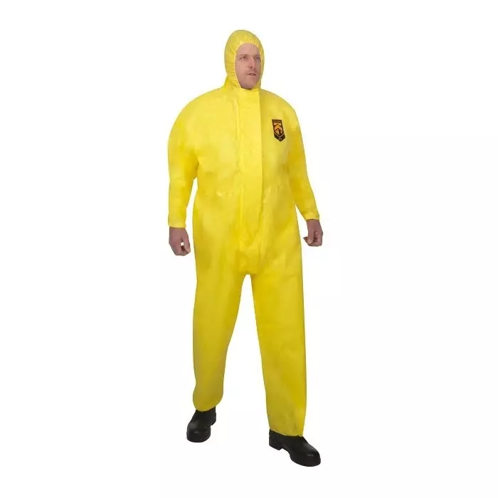 Kimberly-Clark Disposable Coverall Yellow 3XL Chemical Resistant, 96800