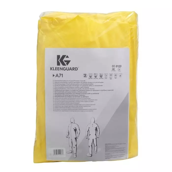 Kimberly-Clark Disposable Coverall Yellow 3XL Chemical Resistant, 96800