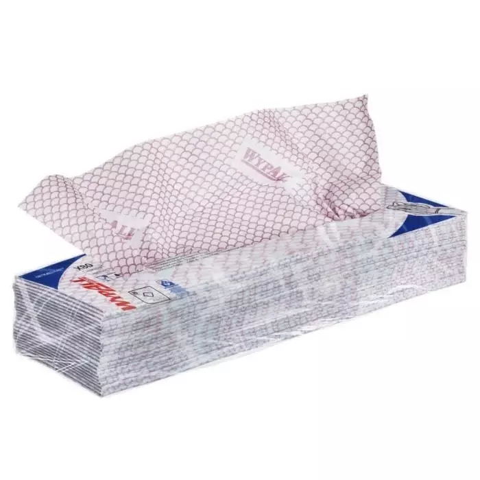 Kimberly Clark WypAll Red Cloths for Industrial Cleaning Dry Use 420 x 360mm Repeat Use, 7568
