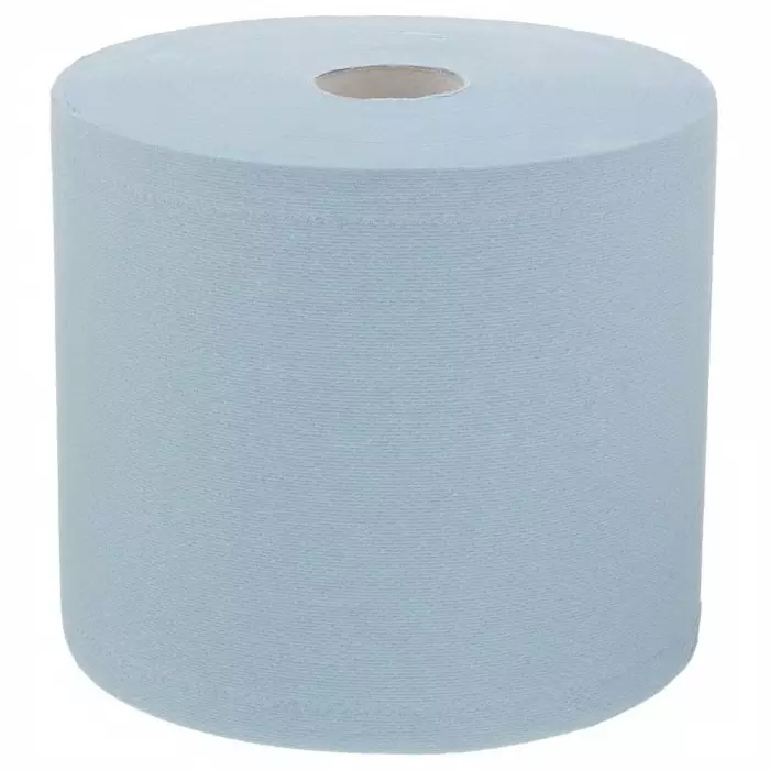 Kimberly-Clark WypAll L20 General Clean Centrefeed Roll Blue Paper Towel 380x235mm 2-Ply 500 Sheets, 7300