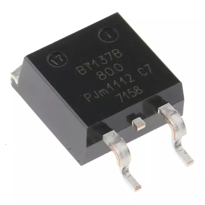 WEEN SEMICONDUCTORS TRIAC Surface Mount, 3-Pin 800 V Gate Trigger 1.5V 800V, BT137B-800F,118