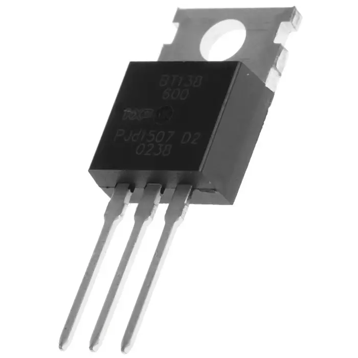 WEEN SEMICONDUCTORS TRIAC Through Hole Mount 3-Pin 600 V Gate Trigger 1.5V 600V, BT138-600,127