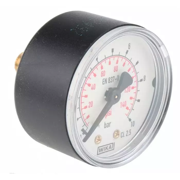 Wika Analogue Pressure Gauge 111.12 Back Entry, 8587699