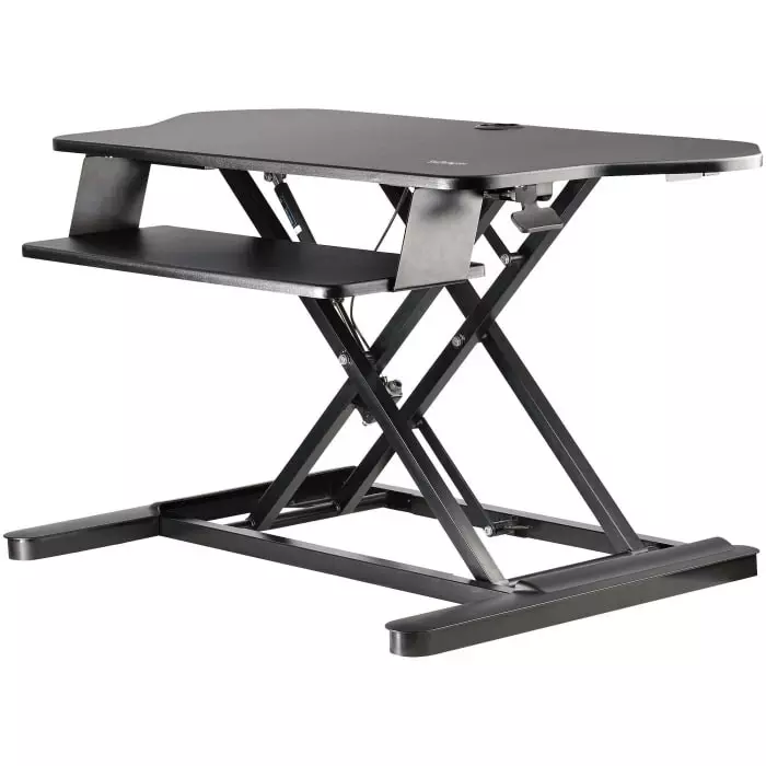 StarTech.com Sitting Standing Computer Desk 160mm x 1134mm x 703mm, ARMSTSCORNR