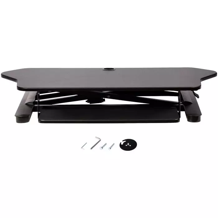 StarTech.com Sitting Standing Computer Desk 160mm x 1134mm x 703mm, ARMSTSCORNR