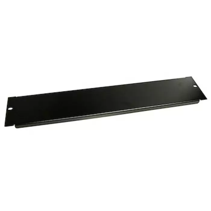 StarTech.com Black Steel Blanking Panel 2U 483 x 13mm, BLANKB2