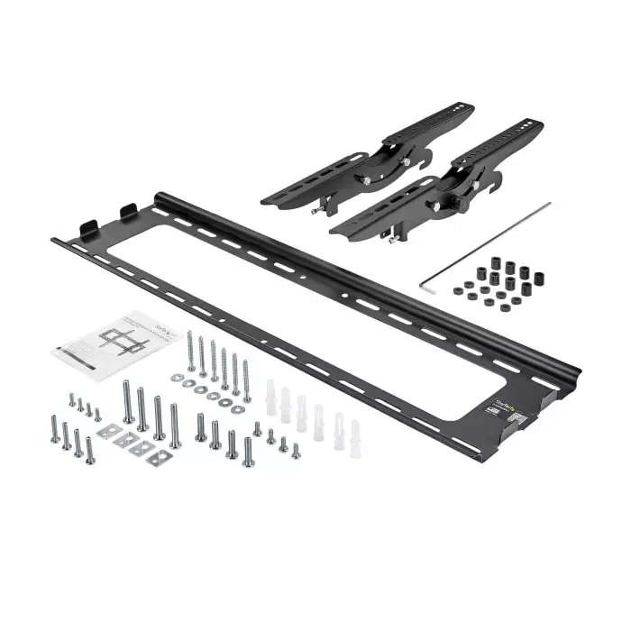 StarTech.com Wall Mounting Monitor Stand for 1 x Screen 75 inch Screen Size, FLATPNLWALL