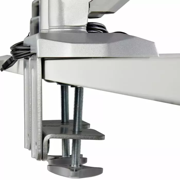 StarTech.com Desk Mounting Monitor Arm for 2 x Screen 32 inch Screen Size, ARMSLIMDUOS