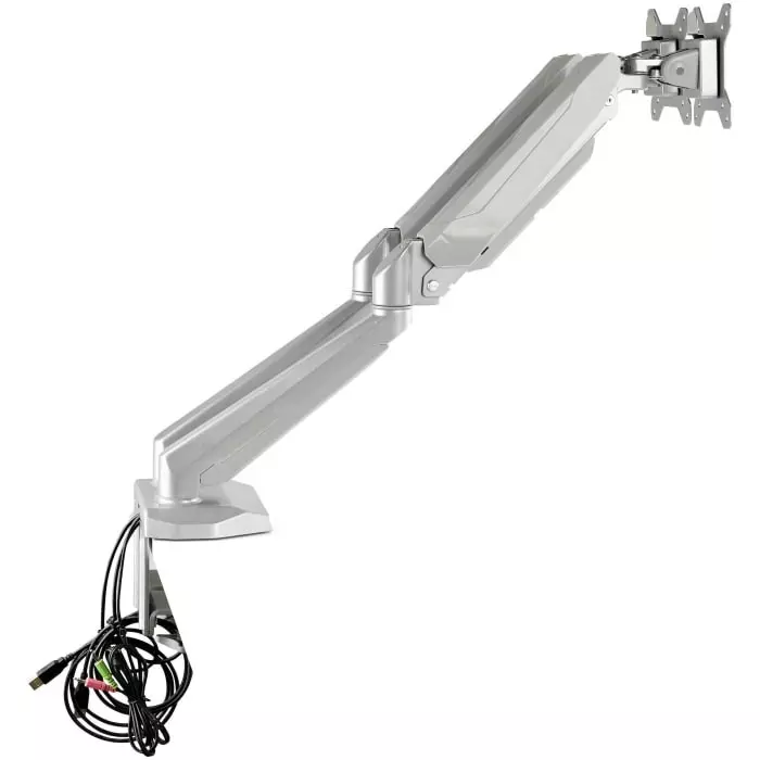 StarTech.com Desk Mounting Monitor Arm for 2 x Screen 32 inch Screen Size, ARMSLIMDUOS