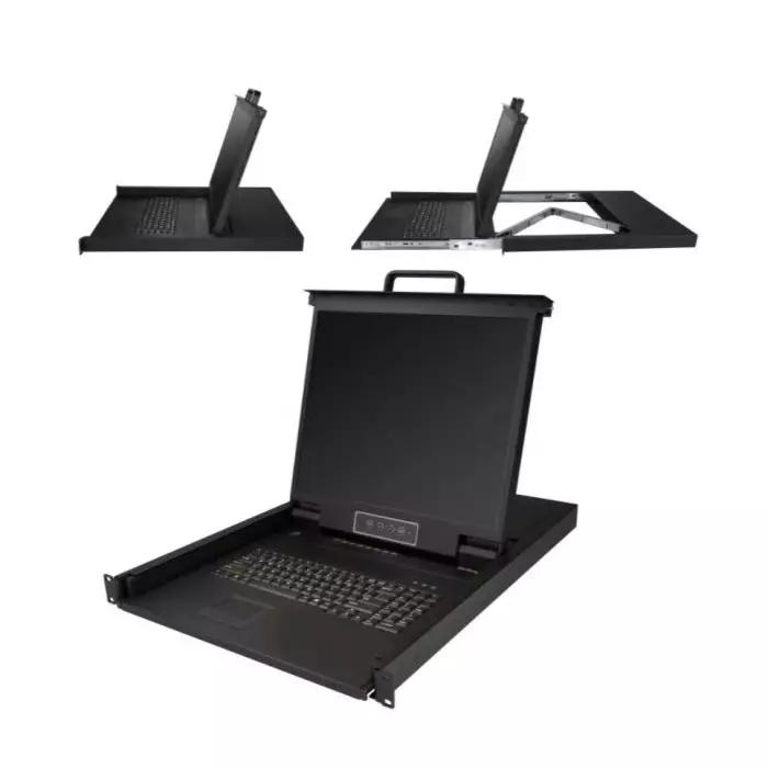 StarTech.com 8 Port PS/2 USB VGA Console 1280 x 1024 Maximum Resolution, RKCONS1908K