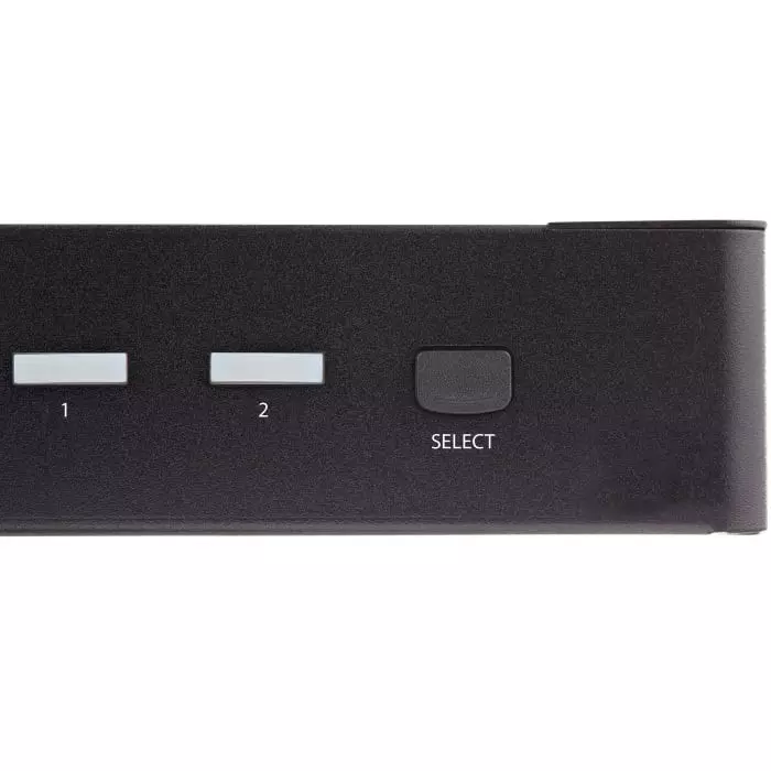 StarTech.com 2 Port USB HDMI KVM Switch 3.5 mm Stereo 3840 x 2160 (At 60 Hz) Maximum Resolution, SV231HU34K6
