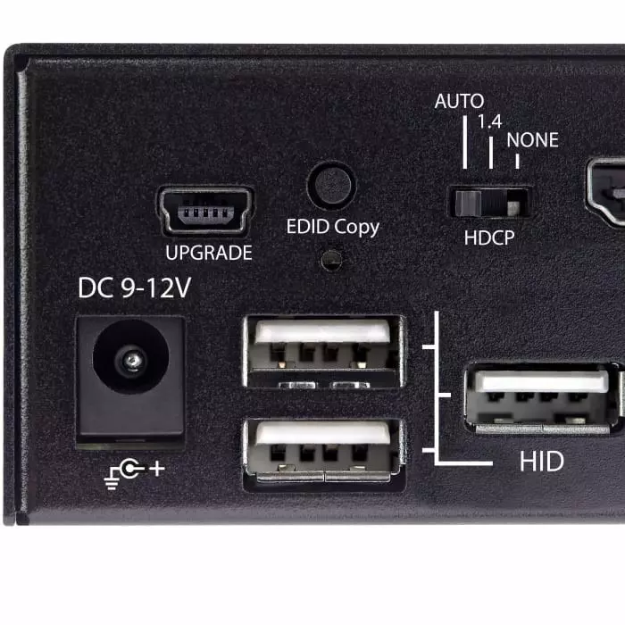 StarTech.com 2 Port USB HDMI KVM Switch 3.5 mm Stereo 3840 x 2160 (At 60 Hz) Maximum Resolution, SV231HU34K6