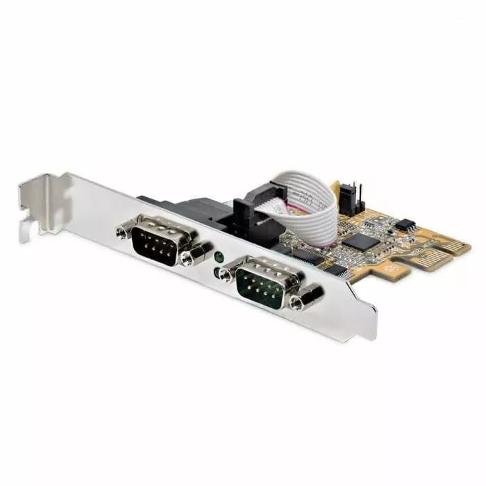 StarTech.com 2 Port PCIe PCI Express Serial Card, 21050-PC-SERIAL-LP