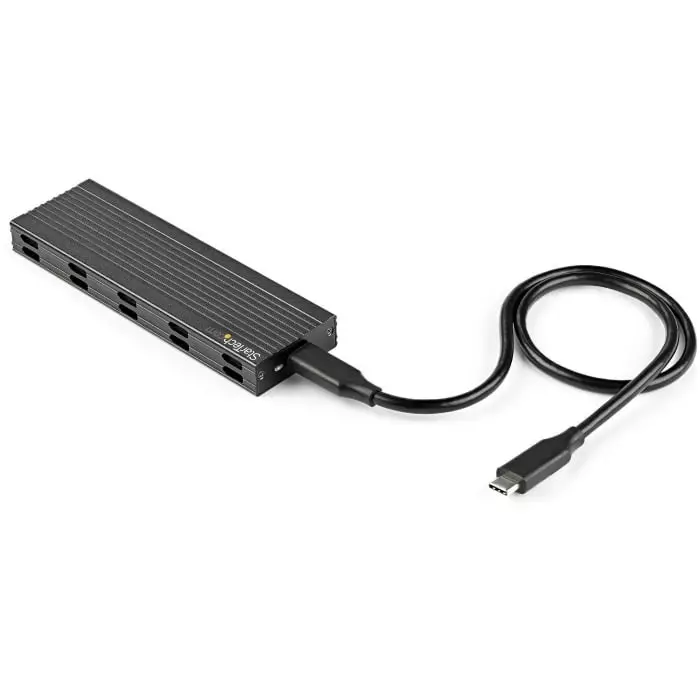 StarTech.com 0.87 inch M.2 SATA SSD Hard Drive Enclosure USB C, SM2E1BMU31C