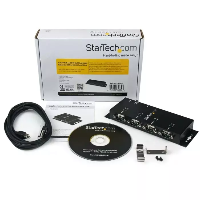StarTech.com RS232 USB A Male to D-sub 9 Pin Male Interface Converter, ICUSB2324I