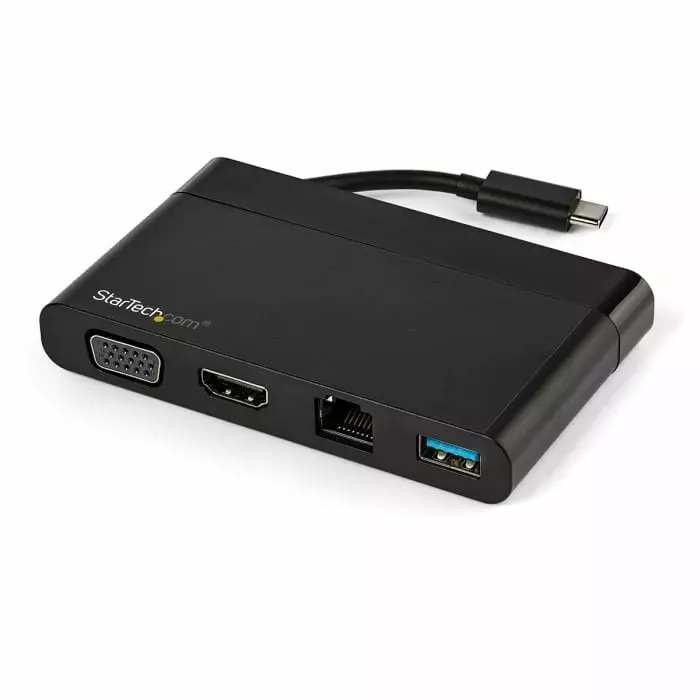 StarTech.com USB-C Docking Station with HDMI VGA - 1 x USB Ports USB A USB C, DKT30CHVCM