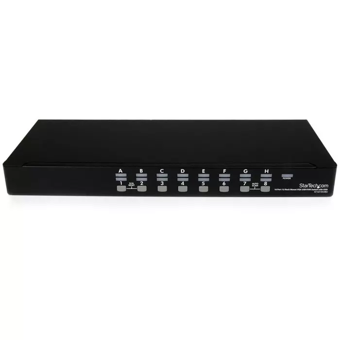 StarTech.com 16 Port USB VGA KVM Switch 1920 x 1440 Maximum Resolution, SV1631DUSBUK