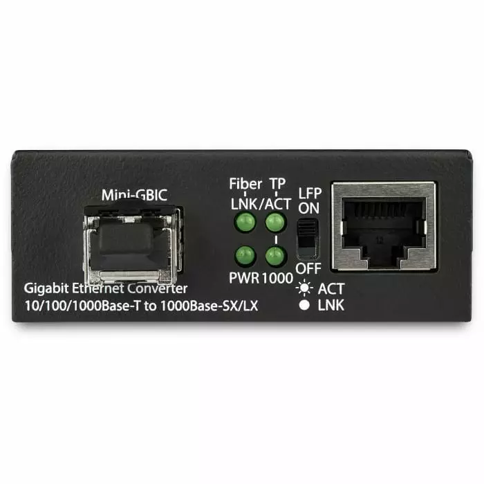 StarTech.com LC RJ45 Media Converter Multi Mode 10/100/1000Mbit/s Full Duplex 550m, MCM1110MMLC