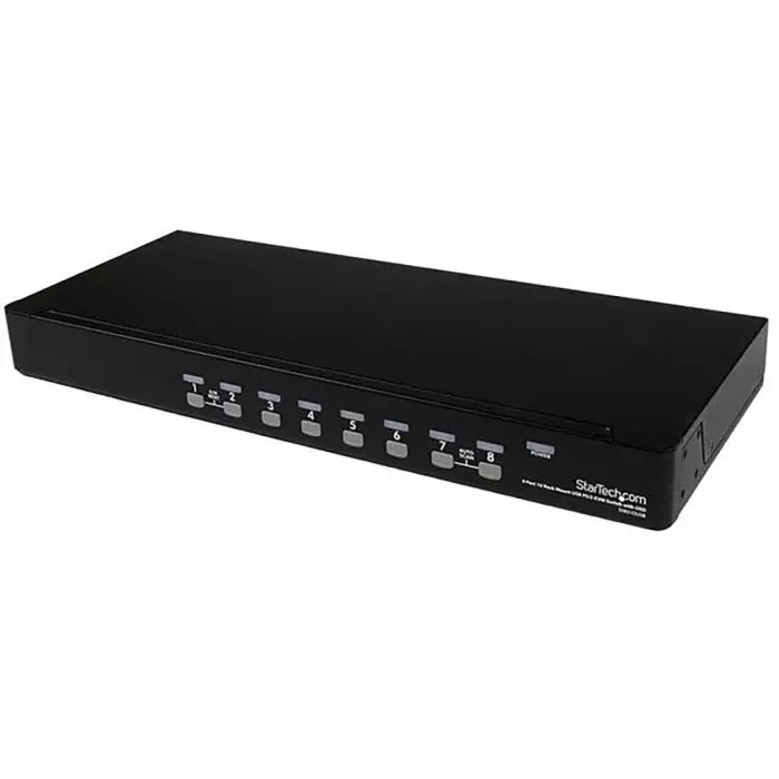 StarTech.com 8 Port USB VGA KVM Switch 1920 x 1440 Maximum Resolution, SV831DUSBGB