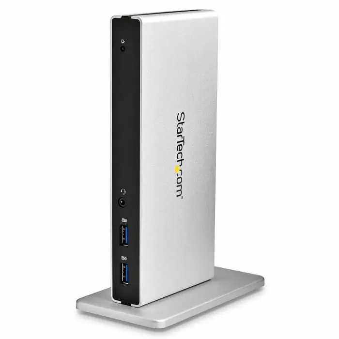 StarTech.com Dual Monitor USB 3.0 Docking Station with DVI HDMI VGA - 5 x USB Ports USB A USB B, USB3SDOCKDD