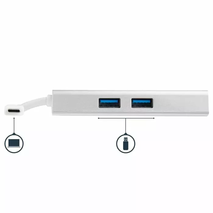 StarTech.com 4K USB-C Docking Station with HDMI - 2 x USB Ports USB C, DKT30CHPDW