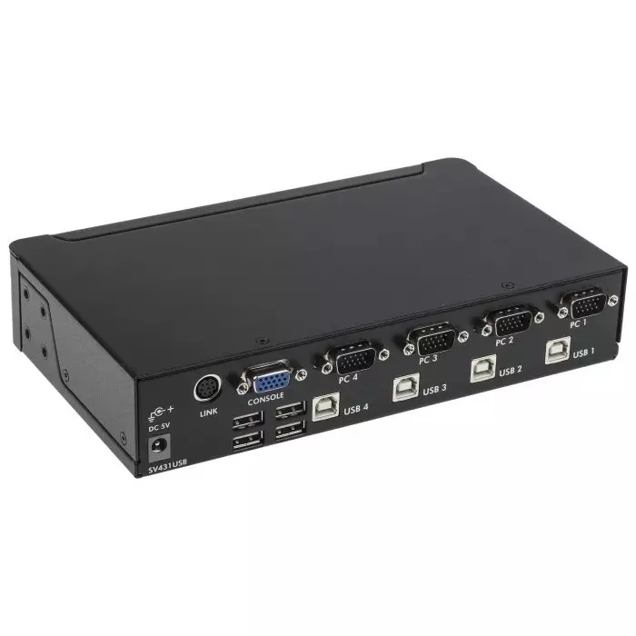 StarTech.com 4 Port USB VGA KVM Switch 1920 x 1440 Maximum Resolution, SV431USB