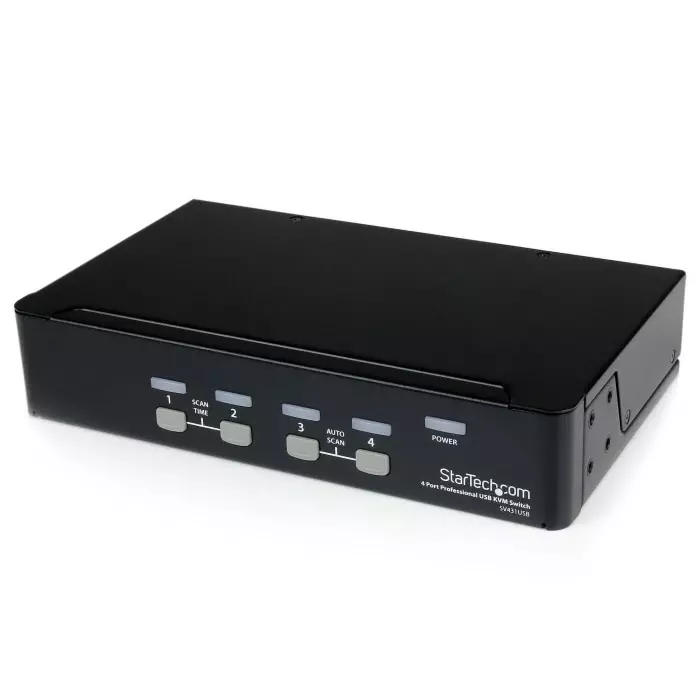 StarTech.com 4 Port USB VGA KVM Switch 1920 x 1440 Maximum Resolution, SV431USB