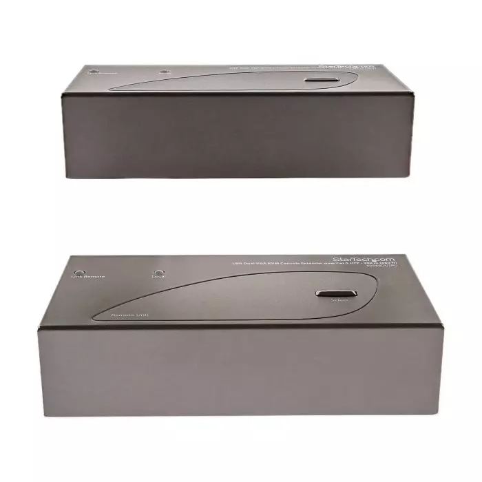StarTech.com Dual Monitor USB VGA over CATx KVM Extender 200m, SV565DUTPU