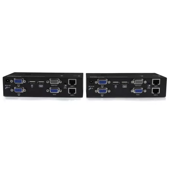 StarTech.com Dual Monitor USB VGA over CATx KVM Extender 200m, SV565DUTPU