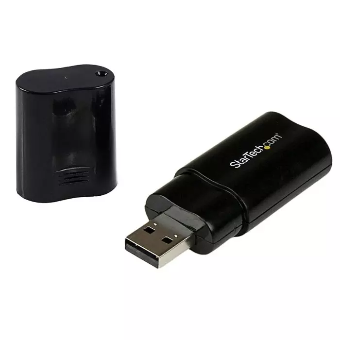 StarTech.com 2 Channel USB 2.0 Sound Card, ICUSBAUDIOB