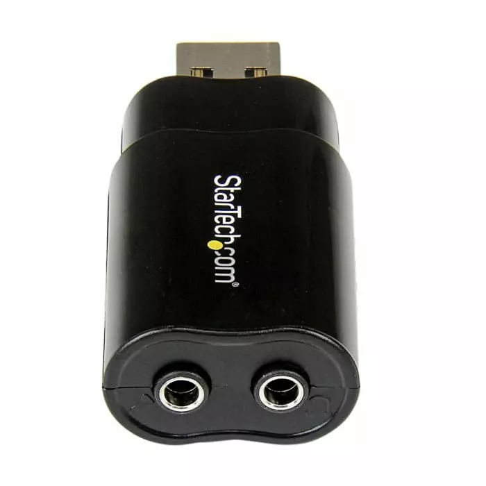 StarTech.com 2 Channel USB 2.0 Sound Card, ICUSBAUDIOB